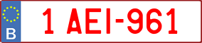 Truck License Plate